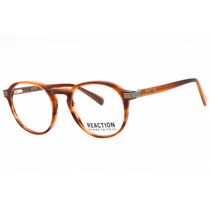 Kenneth Cole Reaction Men's Eyeglasses - Shiny Light Brown Round Frame | KC0927 045 ,