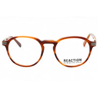 Kenneth Cole Reaction Men's Eyeglasses - Shiny Light Brown Round Frame | KC0927 045 ,