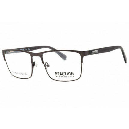 Kenneth Cole Reaction Men's Eyeglasses - Matte Gunmetal Metal Full Rim | KC0935 009 ,