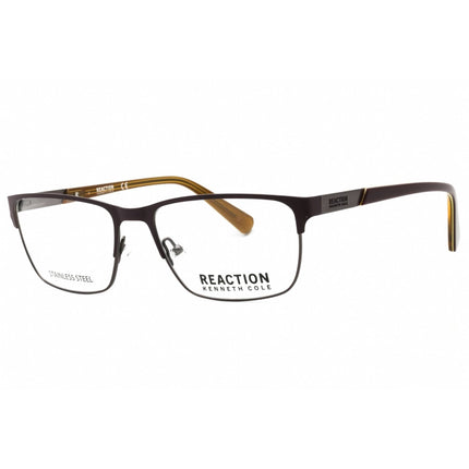 Kenneth Cole Reaction Men's Eyeglasses - Matte Bordeaux Metal Full Rim | KC0937 070 ,