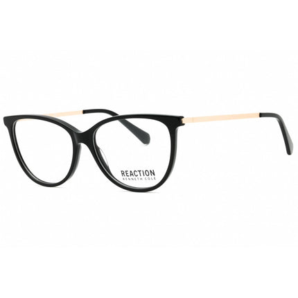 Kenneth Cole Reaction Women's Eyeglasses - Shiny Black Cat Eye Frame | KC0955 001 ,