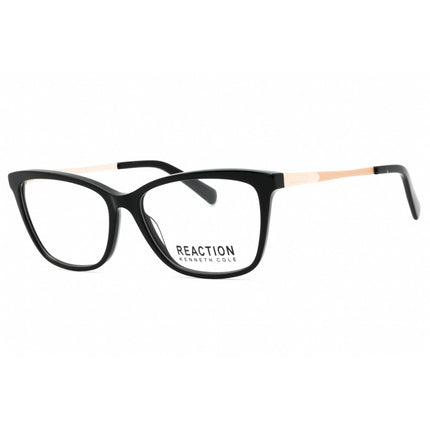 Kenneth Cole Reaction Women's Eyeglasses - Shiny Black Cat Eye Frame | KC0977 001 ,