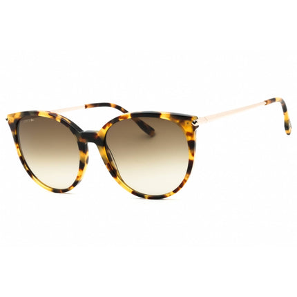 Lacoste Women's Sunglasses - Havana Plastic Round Shape Full Rim Frame | L928S 214 ,