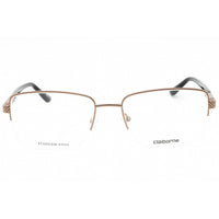 Liz Claiborne Men's Eyeglasses - Light Brown Square Half Rim Frame | CB 262 0TUI 00 ,