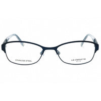 Liz Claiborne Women's Eyeglasses - Semi Matte Navy Cat Eye Full Rim | L 455 0E8W 00 ,