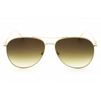 Longchamp Women's Sunglasses - Gold/Khaki Metal Aviator Full Rim Frame | LO139S 712 ,