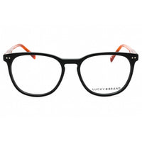 Lucky Brand Men's Eyeglasses - Black/Light Brown Square Full Rim Frame | D417 0BLL ,
