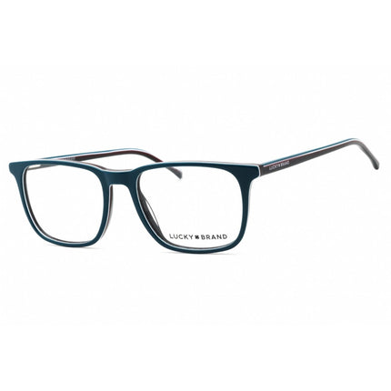 Lucky Brand Men's Eyeglasses - Teal Acetate Square Shape Full Rim Frame | D418 0TEA ,