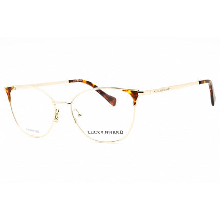 Lucky Brand Women's Eyeglasses - Gold Metal Cat Eye Full Rim Frame | VLBD125 0GOL ,