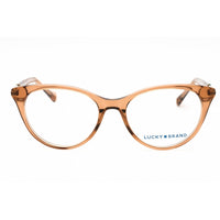 Lucky Brand Women's Eyeglasses - Crystal Brown Acetate Cat Eye Frame | VLBD235 0CRB ,