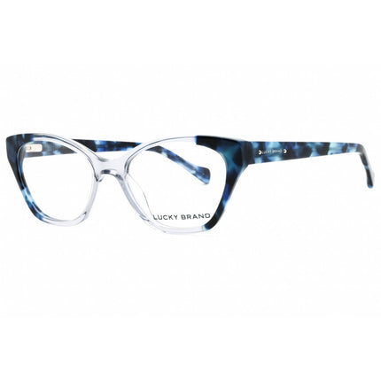 Lucky Brand Women's Eyeglasses - Blue Havana Cat Eye Full Rim Frame | VLBD237 0BLH ,