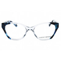 Lucky Brand Women's Eyeglasses - Blue Havana Cat Eye Full Rim Frame | VLBD237 0BLH ,