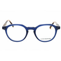 Lucky Brand Men's Eyeglasses - Matte Blue Acetate Round Full Rim Frame | VLBD422 0BLE ,