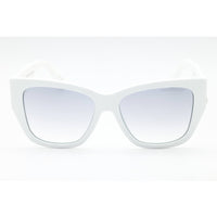 Marc Jacobs Women's Sunglasses - White Grey Cat Eye Full Rim | MARC 695/S 0HYM IC ,