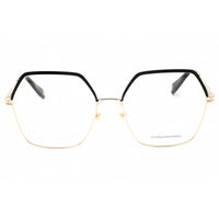 Marc Jacobs Women's Eyeglasses - Gold Black Metal Oversized Frame | MJ 1104 0RHL 00 ,