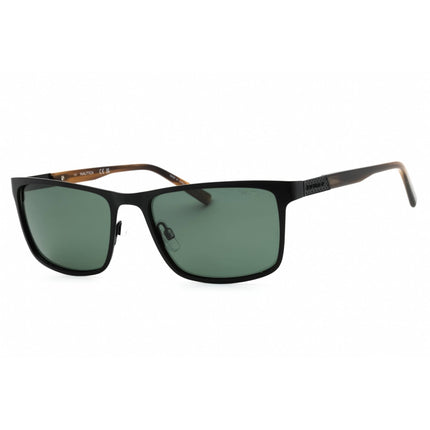 Nautica Men's Sunglasses - Satin Black Metal Rectangular Full Rim Frame | N5146S 004 ,