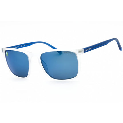 Nautica Men's Sunglasses - Matte Crystal Injected Propionate Full Rim | N6255S 971 ,
