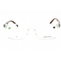Nautica Men's Eyeglasses - Crystal Injected Propionate Rectangular Frame | N8182 971 ,