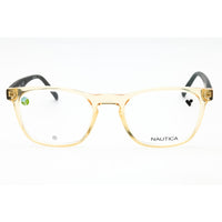 Nautica Men's Eyeglasses - Sand Crystal Injected Propionate Rectangular | N8188 205 ,