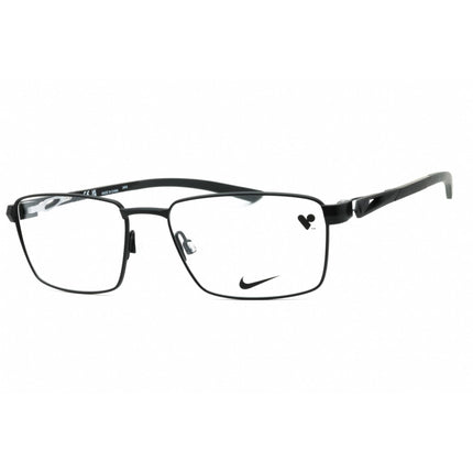 Nike Men's Eyeglasses - Satin Black/Anthracite Rectangular Full Rim | NIKE 8140 001 ,