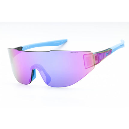 Nike Unisex Sunglasses - University Blue Shield Rimless | NIKE ATHENA EDGE IB3517X 412 ,