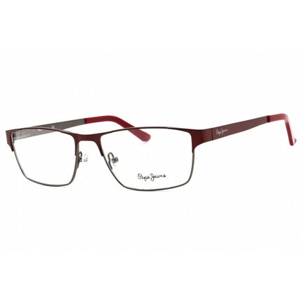 Pepe Jeans Women's Eyeglasses - Red Metal Rectangular Full Rim Frame | PJ1193 CORIN C7 ,