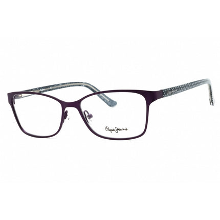 Pepe Jeans Women's Eyeglasses - Purple Metal Rectangular Full Rim Frame | PJ1220 C3 ,