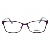 Pepe Jeans Women's Eyeglasses - Purple Metal Rectangular Full Rim Frame | PJ1220 C3 ,