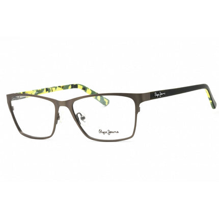 Pepe Jeans Women's Eyeglasses - Gunmetal Metal Rectangular Frame | PJ1224 ALISTAIR C8 ,