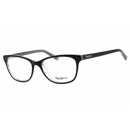 Pepe Jeans Women's Eyeglasses - Black Plastic Cat Eye Full Rim | PJ3222 ELANOR C1 ,