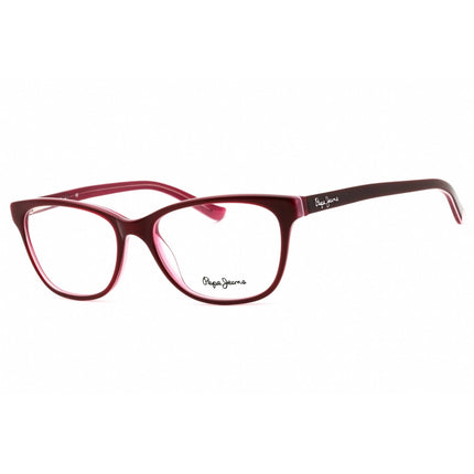 Pepe Jeans Women's Eyeglasses - Red Plastic Cat Eye Full Rim Frame | PJ3222 ELANOR C3 ,