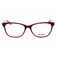 Pepe Jeans Women's Eyeglasses - Red Plastic Cat Eye Full Rim Frame | PJ3222 ELANOR C3 ,