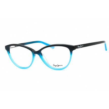 Pepe Jeans Women's Eyeglasses - Blue Plastic Cat Eye Full Rim Frame | PJ3224 WILLOW C4 ,