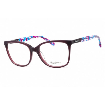 Pepe Jeans Women's Eyeglasses - Purple Plastic Cat Eye Full Rim Frame | PJ3319 C3 ,