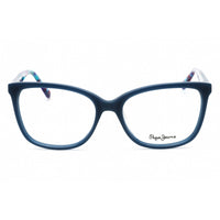 Pepe Jeans Women's Eyeglasses - Navy Plastic Cat Eye Shape Full Rim Frame | PJ3319 C4 ,