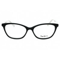 Pepe Jeans Women's Eyeglasses - Black Plastic Cat Eye Shape Full Rim Frame | PJ3370 C1 ,