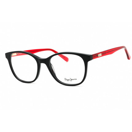 Pepe Jeans Women's Eyeglasses - Solid Black Plastic Square Full Rim Frame | PJ3513 001 ,