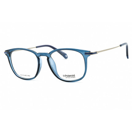 Polaroid Core Unisex Eyeglasses - Blue Ruthenium Plastic Square | PLD D363/G 0DTY 00 ,