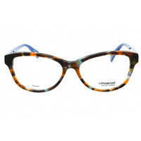Polaroid Core Women's Eyeglasses - Azure Havana Cat Eye Full Rim | PLD D370 0R8M 00 ,