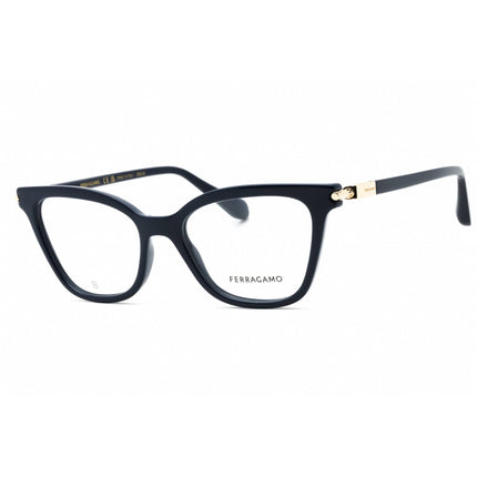 Salvatore Ferragamo Women's Eyeglasses - Blue Navy Cat Eye Full Rim Frame | SF2991 414 ,