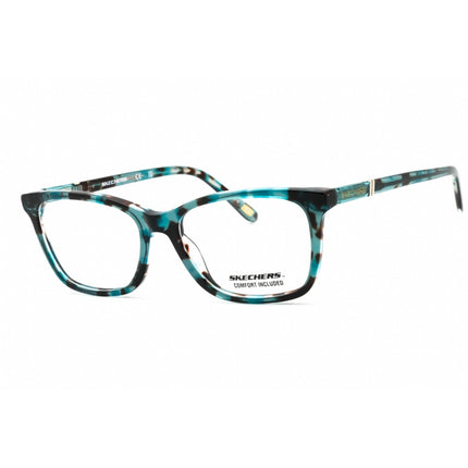 Skechers Women's Eyeglasses - Blue/Other Plastic Square Shape Full Rim | SE2154 092 ,