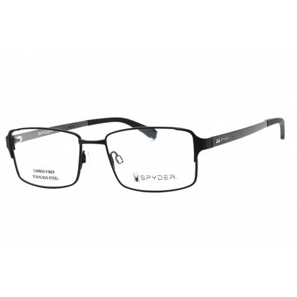 Spyder Men's Eyeglasses - Black Diamond Stainless Steel Full Rim Frame | SP4004 001 ,