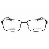 Spyder Men's Eyeglasses - Black Diamond Stainless Steel Full Rim Frame | SP4004 001 ,