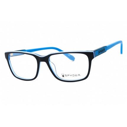 Spyder Men's Eyeglasses - Clear Demo Lens Navy Acetate Square Full Rim | SP4024 414 ,