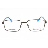 Spyder Men's Eyeglasses - Graphite Metal Square Shape Full Rim 55mm Frame | SP4025 033 ,