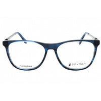 Spyder Men's Eyeglasses - Navy Horn Acetate Square Shape Full Rim Frame | SP4030 414 ,