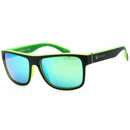 Spyder Men's Sunglasses - Olive Injected Propionate Square Full Rim Frame | SP6014 301 ,