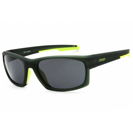Spyder Men's Sunglasses - Olive Crystal Sport Wraparound Shape Frame | SP6040 308 ,