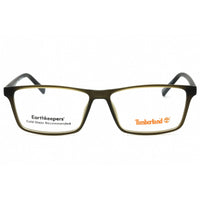 Timberland Men's Eyeglasses - Matte Dark Green Rectangular Full Rim Frame | TB1732 097 ,
