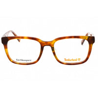 Timberland Men's Eyeglasses - Dark Havana Acetate Square Full Rim Frame | TB1846-H 052 ,